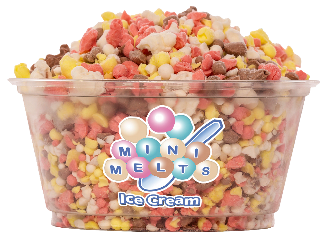 Banana Split Mini Melts cup